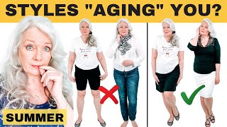 CHANGE SUMMER STYLING amp LOOK 10 YEARS YOUNGER  Women over 50 [upl. by Alejandro]