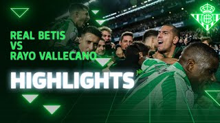 Resumen del partido Rayo VallecanoReal Betis 11  HIGHLIGHTS  Copa del Rey [upl. by Inafit746]