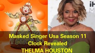 Masked Singer Usa Season 11  Clock Revealed  Thelma Houston [upl. by Kaila]