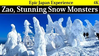 4K Japan Yamagata pref Zao YamagataStunning Snow Monsters are alive [upl. by Andree]