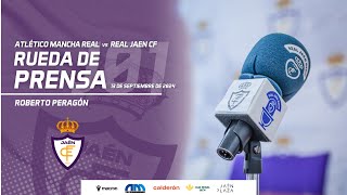 RUEDA DE PRENSA  Previa J2 Atlético Mancha Real  Real Jaén CF [upl. by Sheeb]