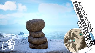 Assassins Creed Valhalla How to Stack Torghatten Rock Cairn Stones Puzzle Solution [upl. by Eeliram]