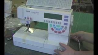 Start Sewing with Pfaff 7550  Part 1 [upl. by Lrak]