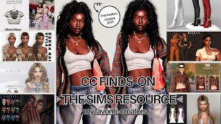 THE SIMS 4 2023 CC FINDS🔎 The Sims Resource💞my favorite creators💞  Links [upl. by Adnole]