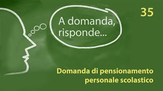 Pensioni scuola quota 102 opzione donna e altri aggiornamenti [upl. by Eisenhart388]