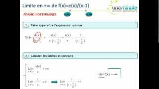 Limites à connaître avec Exponentielle  linfini sur linfini [upl. by Idnim188]