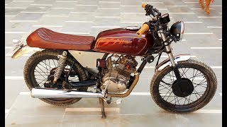 Scrambler Build  FINAL PART  Motorcycle Modification [upl. by Leiuqeze]