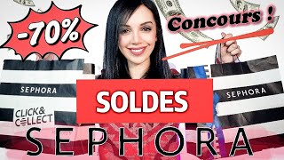 LES SOLDES CHEZ SEPHORA 2023  Des pépites à 70 et un concours [upl. by Tommy389]