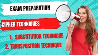 EXIT Exam Preparation Questions on Cryptography  Cipher Techniques  Cyber security [upl. by Noy]