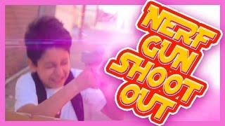 Nerf Gun Shoot Out  Kids Style [upl. by Atem]