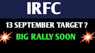 IRFC Share 🔴 Latest News Today  Price Target amp Analysis  13 Sep 2024 [upl. by Ariamat]