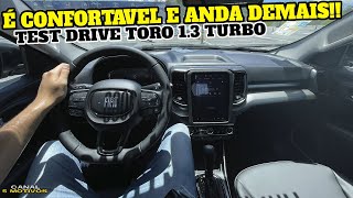 TEST DRIVE NA FIAT TORO VOLCANO 2024  SERÁ QUE ANDA BEM MESMO E O CONFORTO CONFIRA TUDO [upl. by Lenaj]