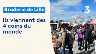 Braderie de Lille  ils viennent des 4 coins du monde pour y assister [upl. by Puff]