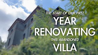 RENOVATION Timelapse Summary 1 The Start Of Our First Year Renovating an Abandoned House in Italy [upl. by Hamal]