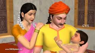 Jo achyutananda Jo Jo  3D Animation Telugu rhymes for children [upl. by Aizti]