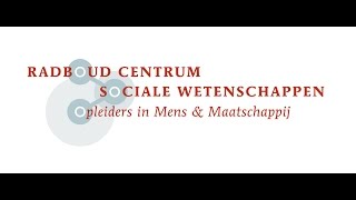 RadboudCSW  Promo Radboud Centrum Sociale Wetenschappen [upl. by Phionna792]