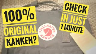 How to spot real vs fake Fjällräven Kånken part 1 [upl. by Macknair246]