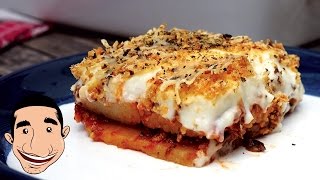 MOUSSAKA RECIPE  How to Make Greek Moussaka  Lamb and Eggplant Moussaka [upl. by Anived426]