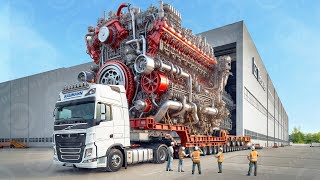 INSIDE The Building of the Worlds Largest amp Most Powerful Ship Diesel Engine Ever Built [upl. by Taite]