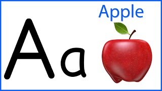 A for Apple  ABCD Song  ABCD Cartoon  ABCD Video  A to Z Alphabet Song  Cartoon Video [upl. by Warfeld]