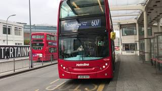 Express Bus London Route 607 now AKA Superloop SL8  Enviro 400 Metroline TE950 [upl. by Zerlina]