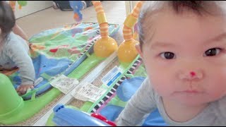 RED DOT BABY EXPERIMENT  May 27 2013  itsJudysLife Vlog [upl. by Aynatan]