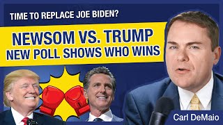 New Poll Shows Who Wins in if Newsom Replaces Biden in 2024 [upl. by Annaliese]