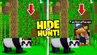 making an quotinvisiblequot Jungle Base in Minecraft Hide or Hunt [upl. by Aryn]