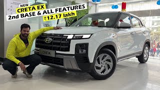 2nd Base amp All Features 2024 New Hyundai Creta EX Facelift is Here Review [upl. by Gino358]