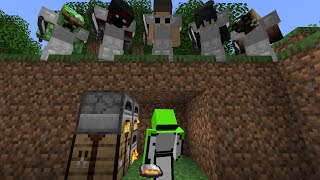 Minecraft Speedrunner VS 5 Hunters GRAND FINALE [upl. by Maxim]