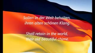 German National Anthem  quotDas Deutschlandliedquot DEEN [upl. by Taylor273]