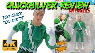 Quicksilver 2024 Avengers Retro Unboxing Review Hasbro Marvel Legends Comparison Head Hand Swaps [upl. by Rachelle]