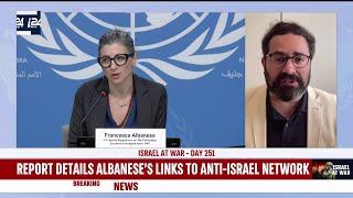 UNs Francesca Albanese linked to antiIsrael network  report [upl. by Hardner]