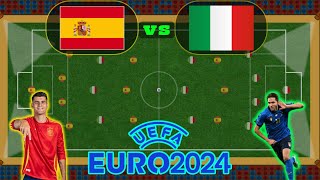 Spain vs Italy  Marble Football Euro 24 [upl. by Sexela452]