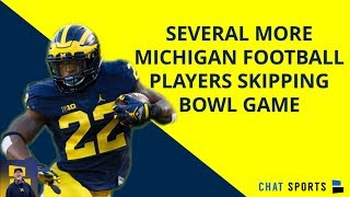 5 Michigan Football Players To Sit Out Bowl Game Vs Florida  Latest Michigan Football Rumors [upl. by Orpha165]