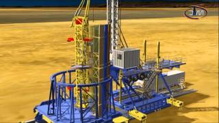 Drillmec Hydraulic Rig Series HH300350 Rig up 2016 [upl. by Farnsworth]