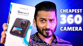 360 Camera In Budget Kandao QooCam 3 camera for 360 videos  Born Creator [upl. by Allveta]