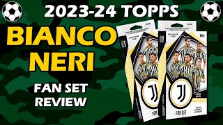 202324 Topps Juventus Fan Set Soccer Box Review [upl. by Cressy]