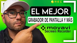 El MEJOR GRABADOR de PANTALLA Movavi Screen Recorder 24 [upl. by Nylitsirk956]