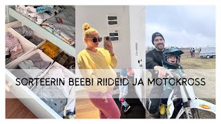 SORTEERIN BEEBI RIIDEID JA MOTOKROSS  vlog [upl. by Latsyrhc]