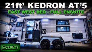 KEDRON® AT5  AIRBAG  LITHIUM POWERED  21ft OFFROAD CARAVAN [upl. by Orihakat]