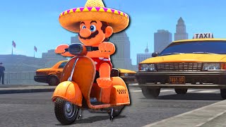 MARIO STEELT een SCOOTER 🛵  Super Mario Odyssey Replay 6 [upl. by Tavey730]