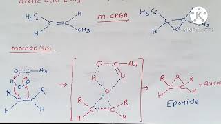 Epoxidation of alkenes oxidation MScchemistry [upl. by Alfons923]