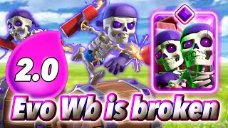 Evo Wb is so broken Clash Royale is end😫Clash Royale [upl. by Lebbie746]