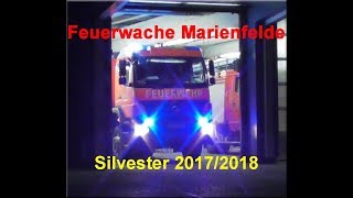 SilvesterZusammenschnitt 20172018 ► Berliner Feuerwehr  FW 4700  Marienfelde [upl. by Javier887]