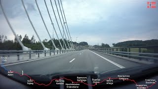 Стокгольм  Осло from Stockholm to Oslo by car [upl. by Leilah]