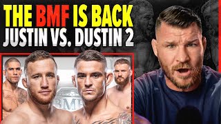 BISPING DUSTIN POIRIER vs JUSTIN GAETHJE 2  BMF TITLE  EXPECT VIOLENCE [upl. by Labotsirhc897]