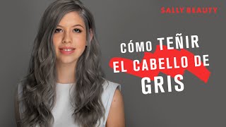 Cómo teñir el cabello de Gris [upl. by Cally]