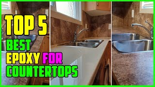 TOP 5 Best Epoxy for Countertops 2023 [upl. by Akirdnuhs292]