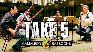 🔥 TAKE FIVE played by Camaleon Bassoons [upl. by Caasi]